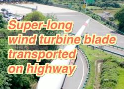 Cina: città rinnova le strade per agevolare il trasporto di pale eoliche