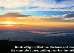 Cina: mare di nuvole sul monte Lushan