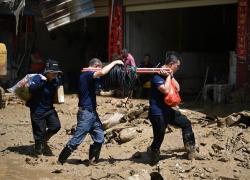 Cina: soccorsi in risposta alle inondazioni