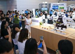 Cina: expo sull'intelligenza robotica a Tianjin (3)