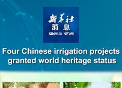 Cina: 4 progetti di irrigazione ottengono status di patrimonio mondiale
Inclusione dei siti è stata concessa da Commissione internazionale per irrigazione, drenaggio