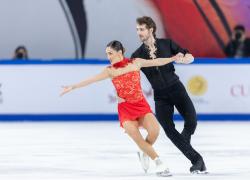 Cina: programma corto di pattinaggio artistico all'ISU Grand Prix a Chongqing (1)