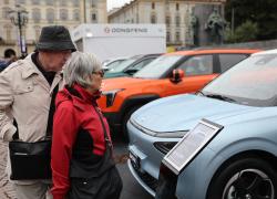 Italia: auto in esposizione al Salone dell'auto di Torino 2025 (1)