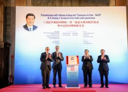 Lanciata a Roma edizione italiana del "Governare la Cina - Vol.Ⅲ" di Xi Jinping