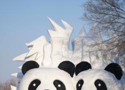 Cina: Harbin celebra arte della neve a esposizione internazionale (1)