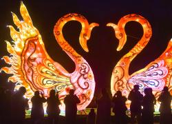 Cina: lanterne decorative in tutto il Paese per Festa di primavera (1)