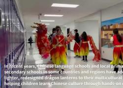 Cina: Lanterna del drago di Chengnan, patrimonio culturale trova spazio in aule all'estero