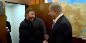 Chuck Norris "cristiano sionista" e grande sostenitore di Netanyahu e Trump, il VIDEO in cui incontra il premier israeliano