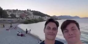 Rob Jetten con il futuro marito Nicolas S. Keenan 28 enne giocatore di&nbsp;hockey su prato