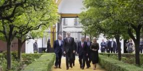 Re Filippo VI di Spagna ha inaugurato a Siviglia la mostra sulla vita della duchessa d&rsquo;Alba Cayetana Fitz-James Stuart