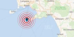 Terremoto tra il Golfo di Napoli e Capri di magnitudo 5,9 , Ingv: " Evento raro, profondit&agrave; estremamente elevata di 414 km" - VIDEO