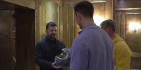 Olimpiadi, l'ucraino Heraskevych ricevuto da Zelensky a Monaco