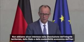 Iran, Merz: "Non abbiamo interesse in una guerra infinita"