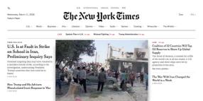 New York Times: Usa responsabili dell'attacco alla scuola in Iran