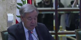 Guterres (Onu), appello alla comunit&agrave; internazionale per il Libano