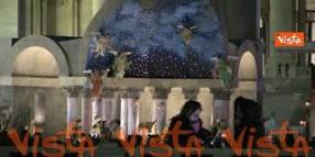 Ecco il presepe del Vaticano inaugurato a Piazza San Pietro