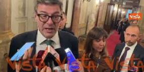 Giorgetti: La manovra vale complessivamente circa 22 miliardi