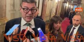 Manovra, Giorgetti: Soddisfatto, tutto &egrave; bene ci&ograve; che finisce bene