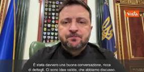 Guerra Ucraina, Zelensky: "Continuiamo a lavorare per avvicinare veramente la pace"