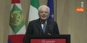 Mattarella inaugura anno accademico a Trento: "Di fronte a barbarie importante diffondere cultura"