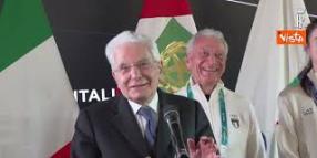 Milano Cortina, Mattarella: Tre ori con me qui? "Merito &egrave; degli atleti, io fortunato ad essere qui"