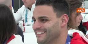 Milano Cortina, il Presidente Mattarella visita il villaggio Olimpico a Cortina