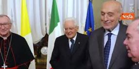 Il Presidente Mattarella all'Ambasciata della Santa Sede a Roma per i 97 anni dei Patti Lateranensi
