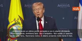 Trump: Stiamo facendo bene, distrutte 42 navi della Marina iraniana in 3 giorni