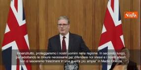 Crisi Iran, Starmer: Ci difenderemo, ma non ci lasceremo trascinare in guerra