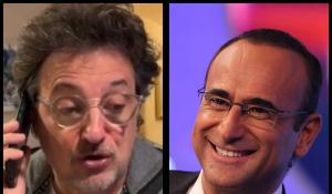 Sanremo 2026, Pieraccioni prende in giro Carlo Conti: "Calimero &egrave; impazzito, l'anno scorso Topo Gigo, quest'anno Sandokan, manca solo Spongebob" - VIDEO