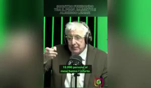 Lite Lemme-Bassetti sul vaccino Covid, il primo: "Criminale, 18mila persone al mese hanno infarti, bambini morti dopo inoculazione", la "virostar": "Ho 370k follower, posso parlare" - VIDEO