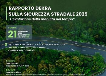 DEKRA presenta il Rapporto sulla Sicurezza Stradale 2025 &ldquo;L&rsquo;evoluzione della mobilit&agrave; nel tempo&rdquo;