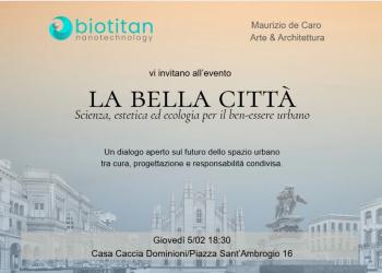 La bella citt&agrave;&nbsp;estetica, scienza, ecologia, urbanistica, armonia: un ' alleanza per il ben-essere dei cittadini e dell'architettura.