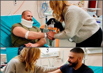 Askatasuna, Meloni visita agente ferito: "Non &egrave; protesta ma tentato omicidio da criminali organizzati", Crosetto: "Combatterli come le BR"