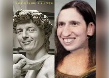 Angelo col volto di Meloni, i meme pi&ugrave; belli: da Renzi-David di Michelangelo alla Gioconda col volto di Schlein - GALLERY