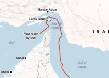 Stretto di Hormuz, rotta alternativa
