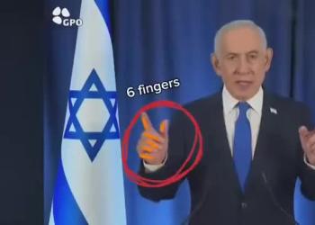 "Netanyahu morto o gravemente ferito, Israele usa AI per mostrarlo", premier con 6 dita durante conferenza su Iran  - VIDEO