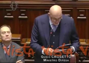 Iran, Crosetto ammette: "Guerra decisa fuori dal diritto internazionale" e annuncia aumento livello di protezione aerea - VIDEO