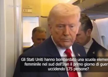 Strage scuola Minab, Trump fa lo gnorri e accusa Iran: "Colpa loro", Hegseth: "&Egrave; Teheran che attacca i civili" - VIDEO