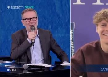 Sinner a "Che tempo che fa" dopo la vittoria alle ATP Finals