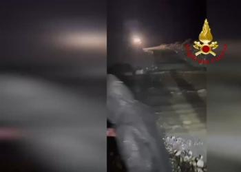 Maltempo, video del salvataggio di due pastori dispersi in Ogliastra