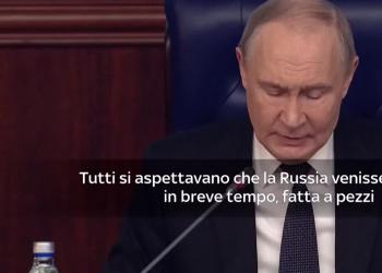 Putin ai leader europei: "Dei porcellini che si sono accodati a Biden per cercare di trarre profitto da collasso di Mosca" - VIDEO
