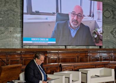 Cingolani (Leonardo): "Guerra alle porte, il target &egrave; la sicurezza non la difesa da sola; la frammentazione degli investimenti tra i 27 Paesi europei non aiuta"