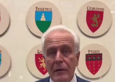 Presidente della Regione Toscana Eugenio Giani