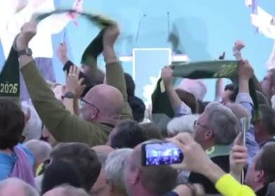 Germania, gioia tra i sostenitori dei Verdi nel Baden-Wurttemberg