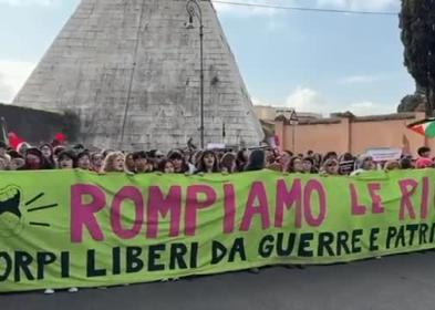 Sciopero generale transfemminista, al via a Roma il corteo