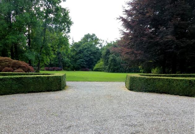 Dettaglio del giardino.