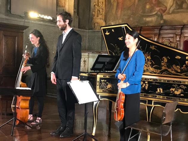 Musiche francesi rococò nella Sala del Cenacolo del Museo della Scienza e della Tecnologia di Milano.