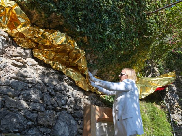 Gold Installation di Tiziana Lorenzelli al Museo Internazionale di Portofino