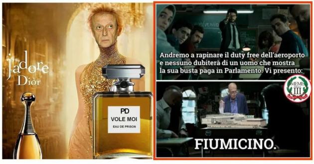 Collage di Fassino 